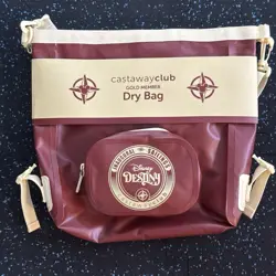 NEW Disney Cruise Line DCL Destiny Inaugural Sailings Castaway Club Wet/Dry Bag - Image 1