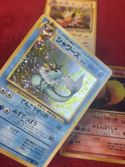 Japanese Flareon, Vaporeon, Jolteon Vintage Holo Bundle Pokemon Cards Wotc - Image 5