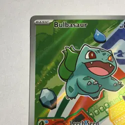 Pokemon TCG Bulbasaur First Partner Illustration Collection Holo Card NM - Image 2