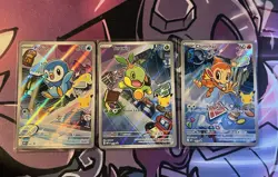 Pokemon TCG First Partners Sinnoh Set - Turtwig, Chimchar, Piplup - Image 1