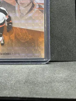 Gavin McKenna 2023-24 UD CHL SP Game Used Orange Foil /499 Toronto Maple Leafs - Image 5