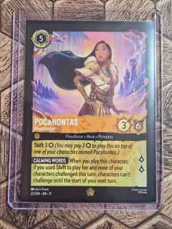 Pocahontas Peacekeeper - Disney Lorcana Winterspell - 22/204 Regular Nm Card - Image 5