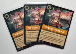 You've Got a Friend in Me 30/204 Super Rare Wilds Unknown Disney Lorcana X3 Set - Image 1