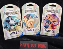 Fabled Lorcana Sleeved Art Set 3ct - Image 1