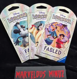 Fabled Lorcana Sleeved Art Set 3ct - Image 3