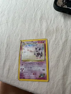 Pokemon Sabrina’s Gengar Holo Card Gym Heroes Sabrina's 14/132 - Image 2