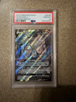 Zacian V GG48/GG70 SWSH: Crown Zenith: Galarian Gallery Holo - Image 1