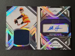 2023 Nolan Ryan #BS-NR1 Leaf History Book Patch Autograph One Of One 1/1 - Image 1