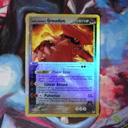 Team Magma's Groudon 9/95 Team Magma vs Team Aqua Reverse Holo HP - Image 1