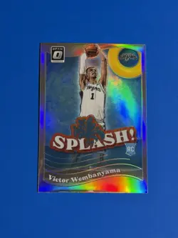 Victor Wembanyama 2023-24 Donruss Optic Splash! Rookie Silver Prizm Holo #6 - Image 1