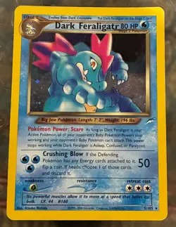 Dark Feraligatr 5/105 - Neo Destiny - Holo Rare - Pokemon Card - Image 1