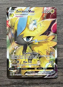 Zeraora VMAX GG42/GG70 Crown Zenith Galarian Gallery NM Pokemon TCG - Image 1