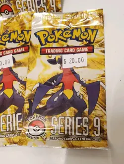 5x POKEMON SERIES 9 FACTORY SEALED BOOSTER PACK (LEAGUE EXCLUSIVE) VTG promo X2 - Image 2