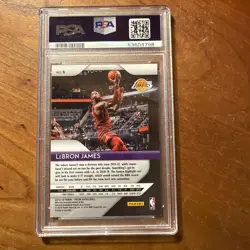2018-19 Panini Prizm - LeBron James #6 PSA 9 - Image 2