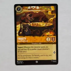 Trusty 6/204 Disney Lorcana Archazia's Island Regular Common Card NM - Image 1