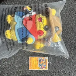 Pokemon Chicago Field Museum Pickachu Plushy & Archeops Promo Card Sealed - Image 1