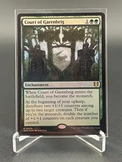 Court of Garenbrig (Foil, #25, NM) Commander: Wilds of Eldraine (WOC), MTG - Image 1