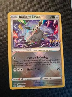 Pokemon Radiant Eevee SWSH230 Promo Card. NM Condition - Image 1