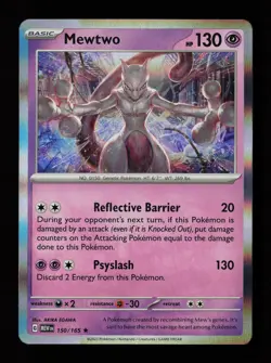 Mewtwo 150/165 Rare 151 Pokemon Cards - Image 1