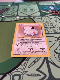 4th Print (1999-2000) Clefairy Holo Rare Base Set Pokemon Card 5/102 WOTC - Image 2