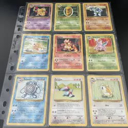 Vintage ⭐Complete Pokemon Base Set Common Uncommon Cards 1999⭐Pokemon Base set - Image 3