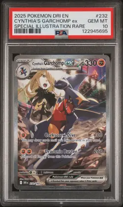 PSA 10 CYNTHIA'S GARCHOMP ex 232/182 | Special Illustration Rare Pokemon Card - Image 1