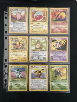 Pokemon TCG 1999 Wotc Jungle Complete Non Holo Set 45 Cards Nm-lp Condition - Image 1