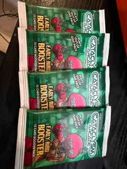 4 Packs of the Cataclysm Arcade TCG Kickstarter Early Bird 15 Card Booster Pack - Image 2