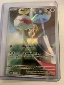 Pokemon TCG Chimecho Holo Card 179/167 Twilight Masquerade Series - Image 1