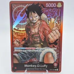 One Piece Card Game - Monkey. D. Luffy ST01-001 Starter Deck Leader English NM - Image 2