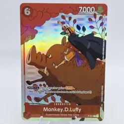 Monkey.D.Luffy (Gift Collection 2023) P-001 One Piece Promo Card - English NM - Image 2