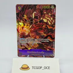 Monkey.D.Luffy OP09-119 ALT ART (SEC) One Piece Card Game NM English - Image 1