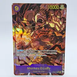 Monkey.D.Luffy OP09-119 ALT ART (SEC) One Piece Card Game NM English - Image 2
