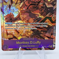 Monkey.D.Luffy OP09-119 ALT ART (SEC) One Piece Card Game NM English - Image 4