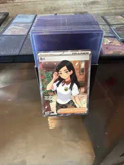 Pokemon Prismatic Evolutions Trainer Full Art Ultra Rare Holo Card Eri 136/131 - Image 2