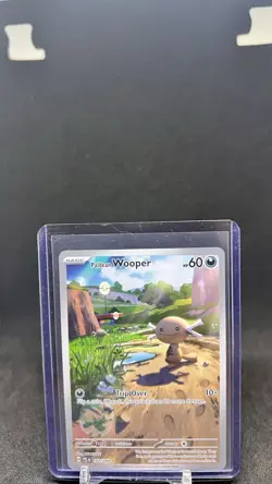 Pokemon TCG Paldean Wooper Phantasmal Flames Illustration Rare 102/094 NM Card - Image 1