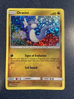 Pokemon Trading Cards DRATINI 9/12 2018 Holo GREAT CONDITION NM - Image 1
