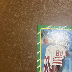 1986 Topps Jerry Rice #161 Rookie Card Sharp Centered San Francisco 49ers HOF🔥 - Image 2