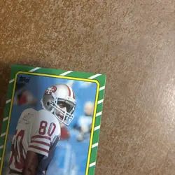 1986 Topps Jerry Rice #161 Rookie Card Sharp Centered San Francisco 49ers HOF🔥 - Image 3