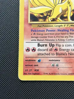 Wizards of the Coast Blaine's Ninetales 21/132 Gym Challenge Rare Reg EN 2000 - Image 5
