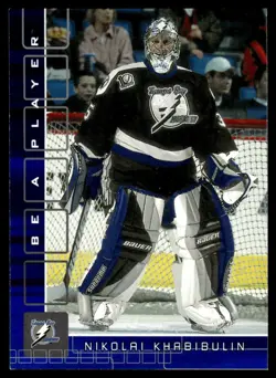 2001-02 Be a Player Memorabilia Nikolai Khabibulin /100 Tampa Bay Lightning #304 - Image 1