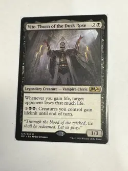 Vito, Thorn of the Dusk Rose Regular NM Core Set 2021 Magic: The Gathering - Image 1