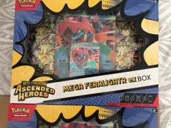 Pokemon - Mega Evolution Ascended Heroes Feraligatr Mega EX Box New & Sealed x3 - Image 3