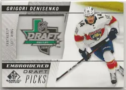 2021-22 SP Game Used Embroidered in History Draft Picks #80 Grigori Denisenko - Image 1