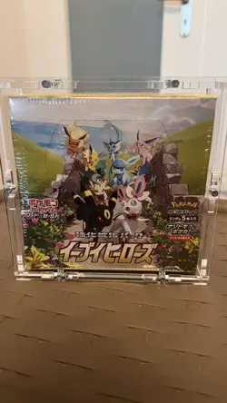 Pokemon Eevee Heroes Booster Box Japanese Factory Sealed Near Mint Umbreon VMAX - Image 1