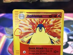 Typhlosion 64/165 Expedition Base Set Reverse Holo Rare Pokemon Card - Image 2