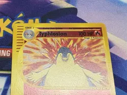 Typhlosion 64/165 Expedition Base Set Reverse Holo Rare Pokemon Card - Image 3