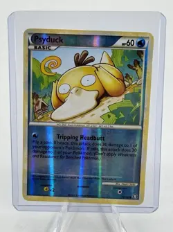 Vintage 2010 Pokemon Nintendo Psyduck 74/102 Triumphant Reverse Holo Card - Image 1