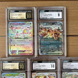 Pokemon CGC Graded Japanese Holo 5-Card Lot: Sylveon ex, Charizard ex - Image 2