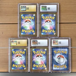 Pokemon CGC Graded Japanese Holo 5-Card Lot: Sylveon ex, Charizard ex - Image 5